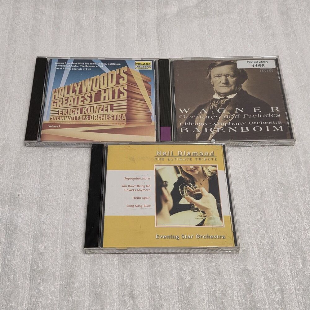 Wagner Overtures and Preludes and More 3CDs See Description
